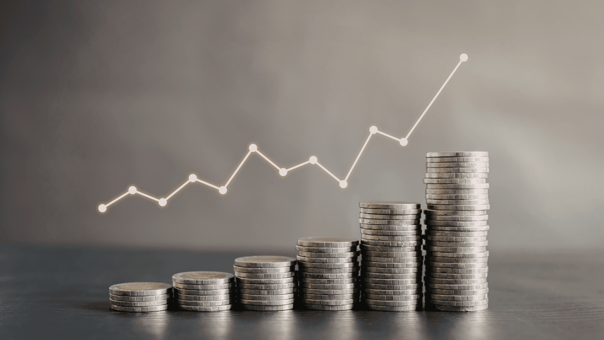 Upward growth representing financial confidence and progress